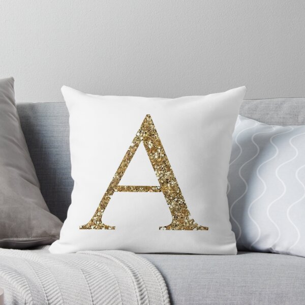 Item preview, A/Alpha Gold Glitter designed and sold by ansacree.