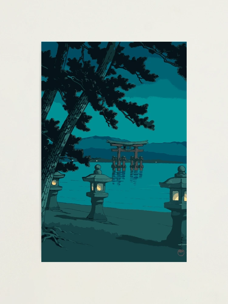 Flying Geese and Full Moon, Utagawa Hiroshige; Publisher