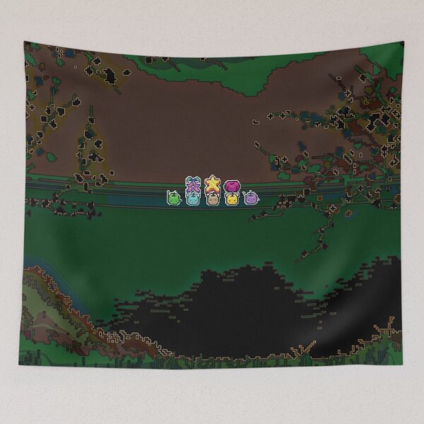 Item preview, Junimos by the lake blossoms designed and sold by jellyrelish.