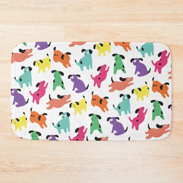 Item preview, colorful dog doodles designed and sold by vrsuarez.