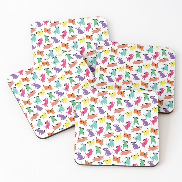 Item preview, colorful dog doodles designed and sold by vrsuarez.