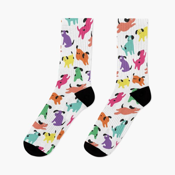 Item preview, colorful dog doodles designed and sold by vrsuarez.