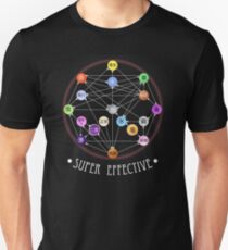Pokemon Super Effective Type Chart Unisex T-Shirt