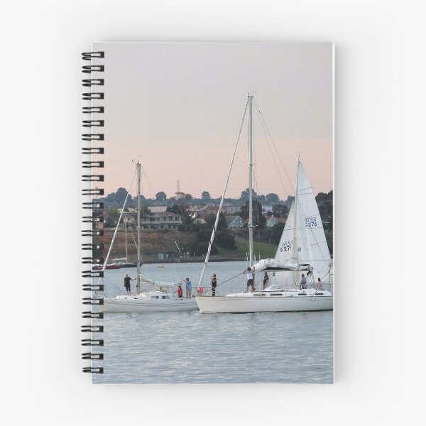 Item preview, Time to come In! Practice Sail at Twilight. Geelong waterfront, Victoria, Australia.  designed and sold by RitaBlom.