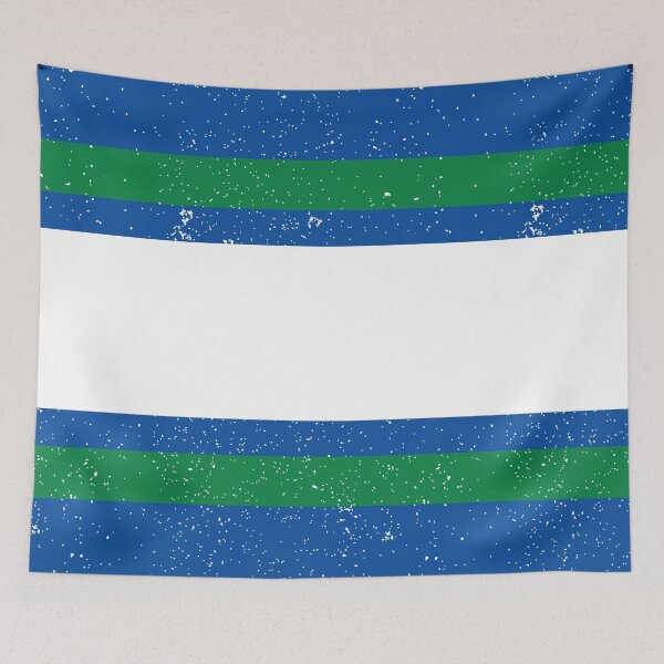 Item preview, Tranmere Varsity Retro Away Blue, White & Green Design designed and sold by Sporting Colour.