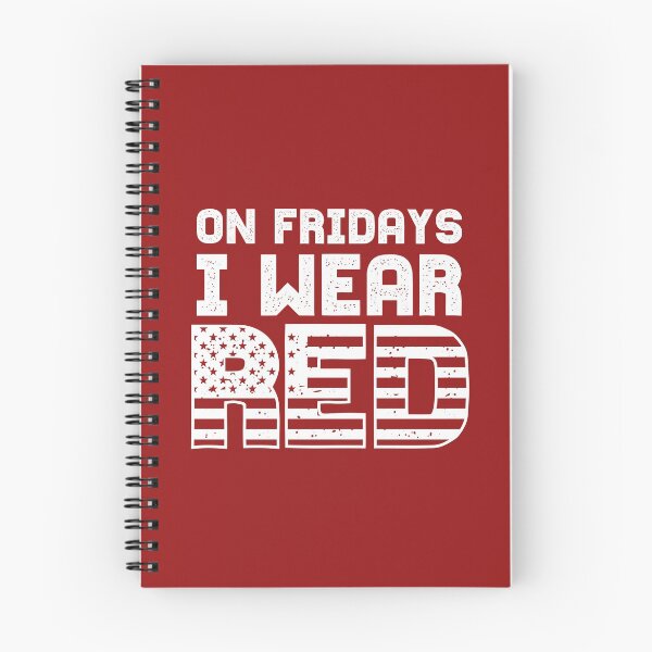 Item preview, On Fridays I Wear Red Friday American Flag Deployed Solders Supporter  designed and sold by alenaz.