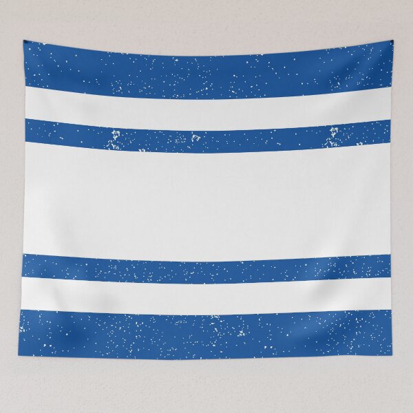 Item preview, Tranmere Varsity Retro Away Blue & White Design designed and sold by Sporting Colour.