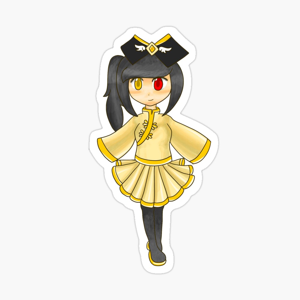 Kawaii Chinese Anime Girl Greeting Card By Aishiiart Redbubble