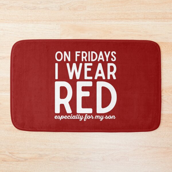 Item preview, Military Mom Dad On Fridays I Wear Red For My Son Solder Supporter Red Friday Shirt designed and sold by alenaz.