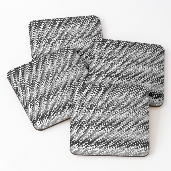 Item preview, Colour Through Pattern Black and White designed and sold by JillyBeanDesign.