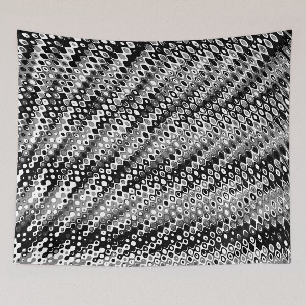 Item preview, Colour Through Pattern Black and White designed and sold by JillyBeanDesign.