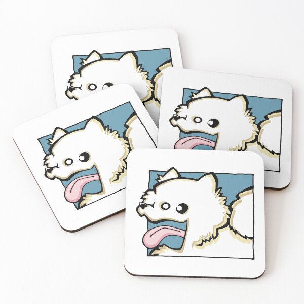 Item preview, Pomeranian - White (Face) WHITE BG designed and sold by TheChicken.