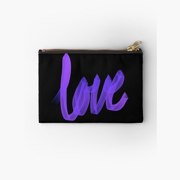 Item preview, Written Love | Purple/Violet | Black Background  designed and sold by Bridget Beswick.