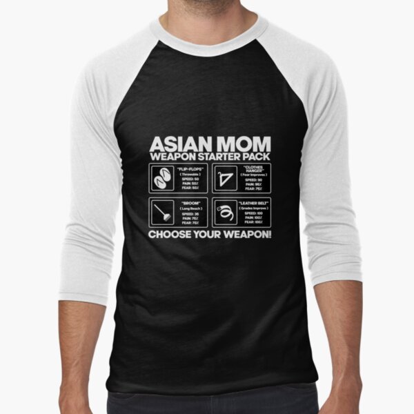 ASIAN MOM WEAPONS Sticker for Sale by Sijjon