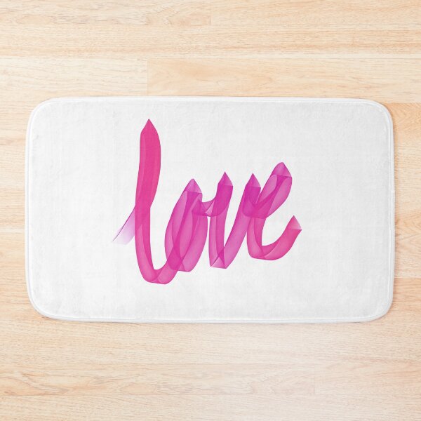 Item preview, Written Love | Pink | White Background  designed and sold by Bridget Beswick.