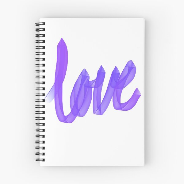 Item preview, Written Love | Purple/Violet | White Background  designed and sold by Bridget Beswick.