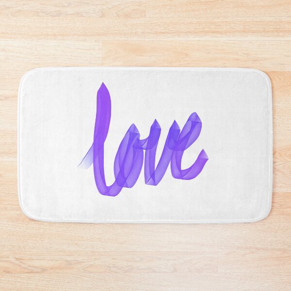 Item preview, Written Love | Purple/Violet | White Background  designed and sold by Bridget Beswick.