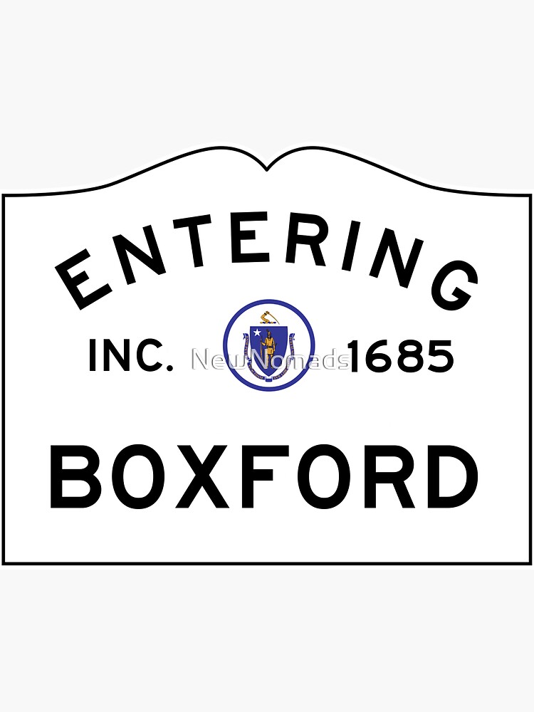 "Entering Boxford Massachusetts Commonwealth of Massachusetts Road