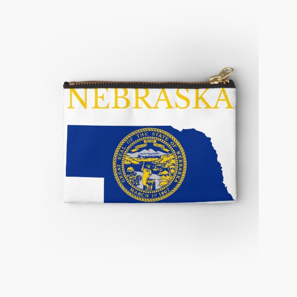 Item preview, Nebraska Flag Map designed and sold by marosharaf.