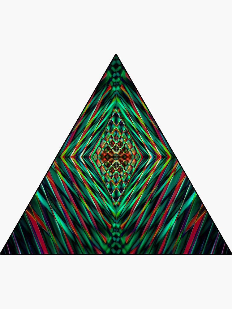 "Triangle Art Style 3" Sticker for Sale by 9t5Design Redbubble