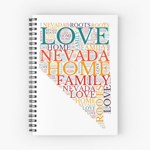 Item preview, Nevada Home, Love, Roots and Family Map designed and sold by marosharaf.