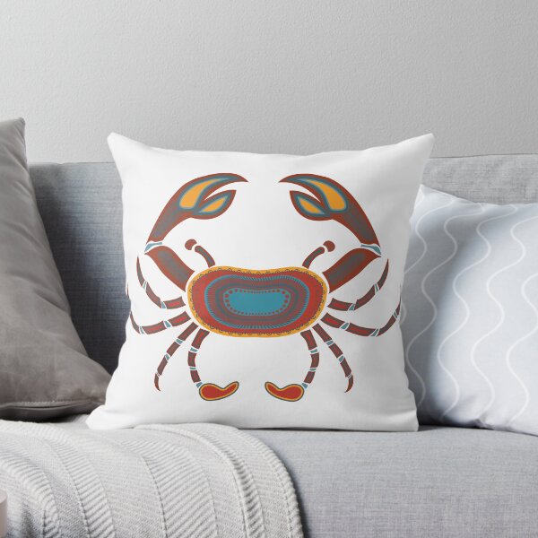 CRAB Throw Pillow