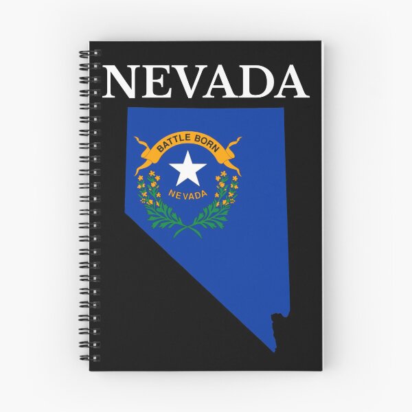 Item preview, Nevada Flag Map designed and sold by marosharaf.