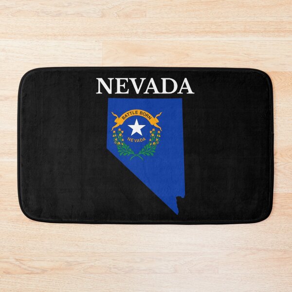 Item preview, Nevada Flag Map designed and sold by marosharaf.