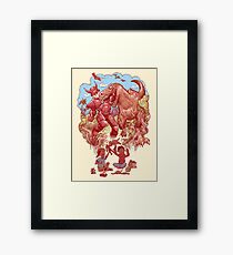 Role playing Framed Print