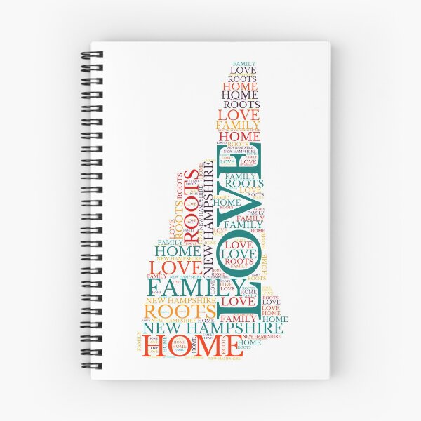Item preview, New Hampshire Home, Love, Roots and Family Map designed and sold by marosharaf.