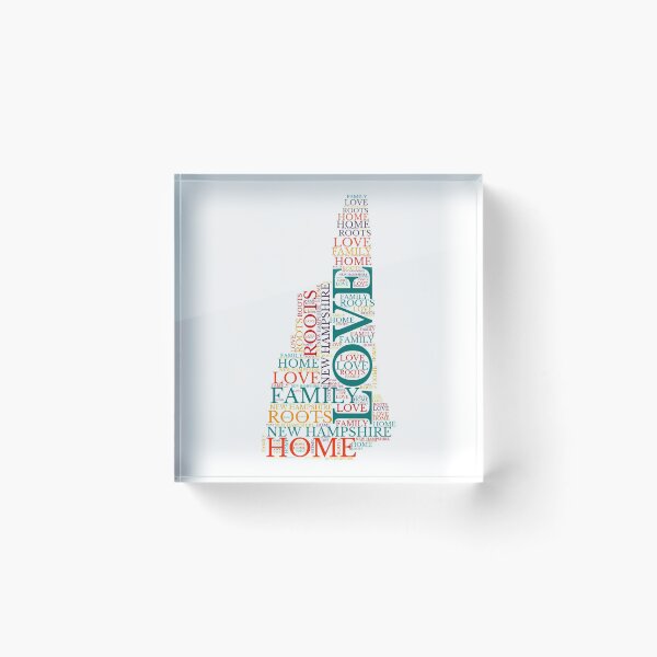 Item preview, New Hampshire Home, Love, Roots and Family Map designed and sold by marosharaf.