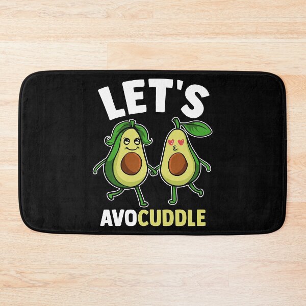 Item preview, Funny Let's Avocuddle Cute Avocado Cuddling Pun designed and sold by perfectpresents.
