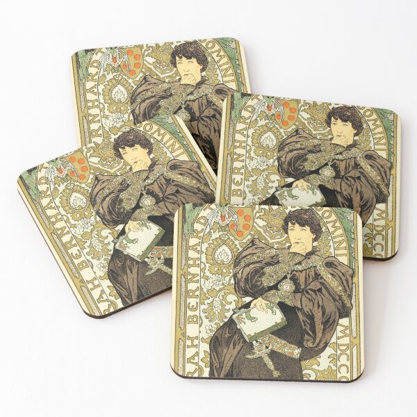 Item preview, THEATRE DE LA RENAISSANCE Sarah Bernhardt Lithograph Poster by Alphonse Mucha designed and sold by retroposters.