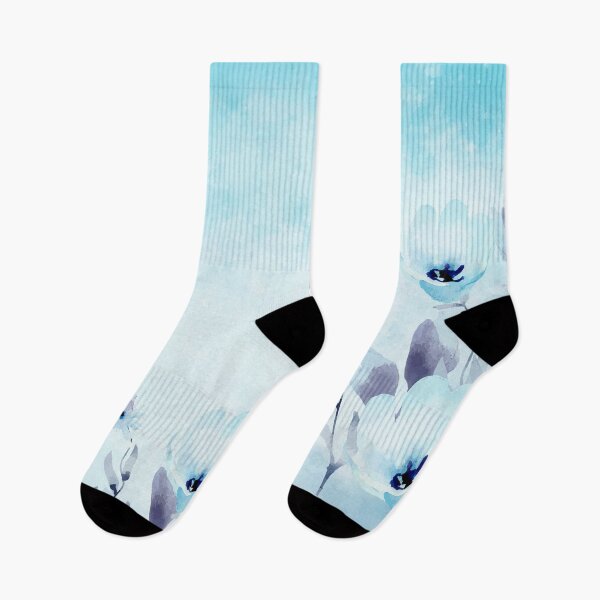 Item preview, Blue flowers watercolor designed and sold by Radoi Florin.