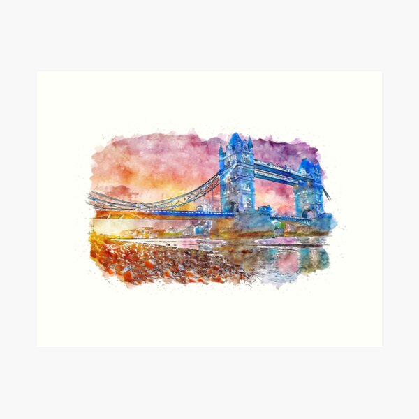 Item preview, London Cityscape designed and sold by AM FineArtPrints.