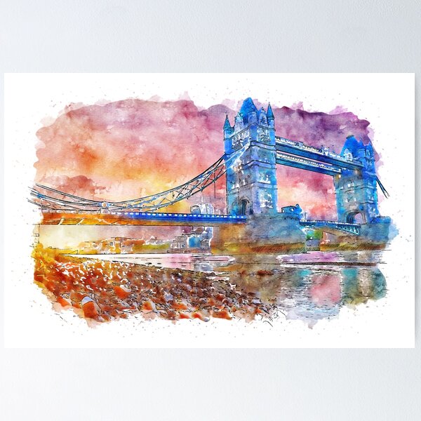 Item preview, London Cityscape designed and sold by AM FineArtPrints.