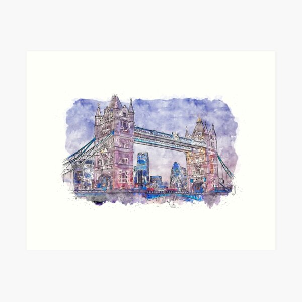 Item preview, London Cityscape designed and sold by AM FineArtPrints.