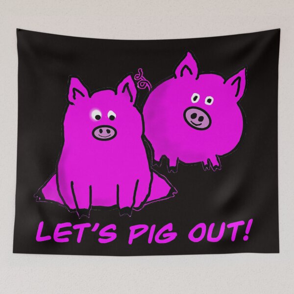 Item preview, Let’s Pig Out! designed and sold by NatanDesigns.
