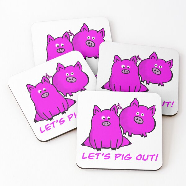 Item preview, Let’s Pig Out! designed and sold by NatanDesigns.