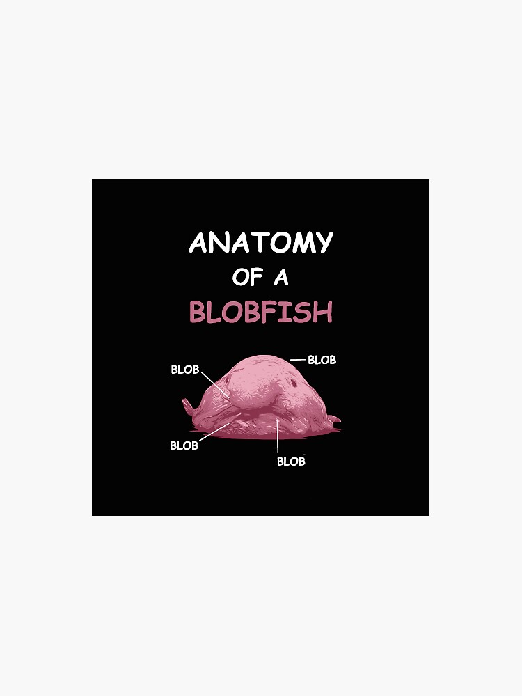 Blobfish Is My Spirit Animal - Funny Meme Ugly Fish Illustration Long  Sleeve T Shirt by Wobbel