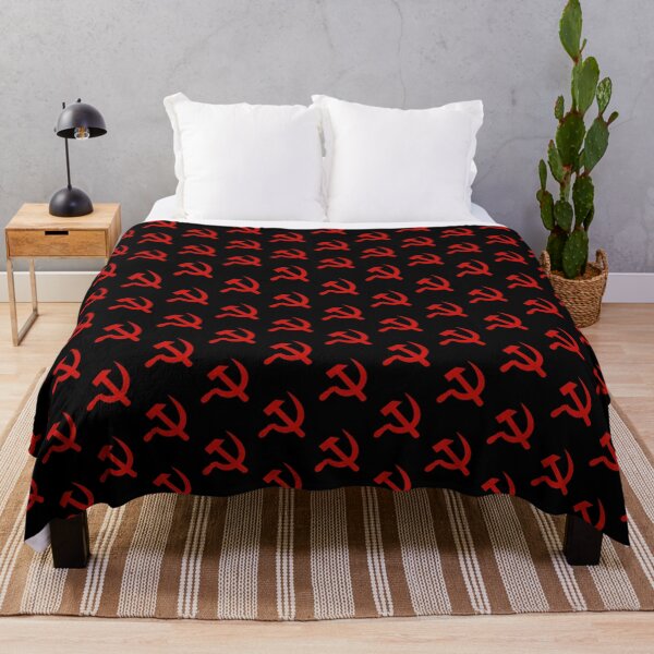 Kommunistische Socken Fleecedecke