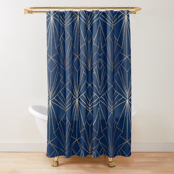 Item preview, Art Deco in Navy Blue - Large Scale designed and sold by The Wellington Boot.