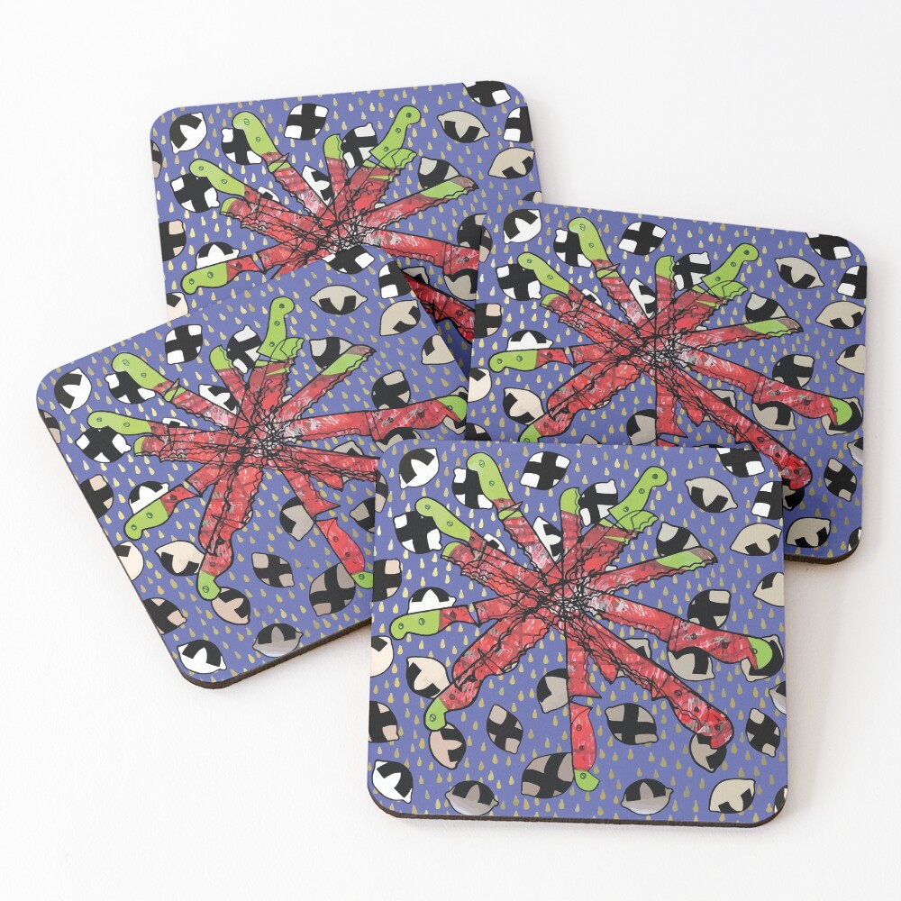 Item preview, Coasters (Set of 4) designed and sold by RUNICJOHN.