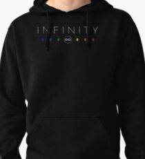 Infinity - White Dirty Pullover Hoodie