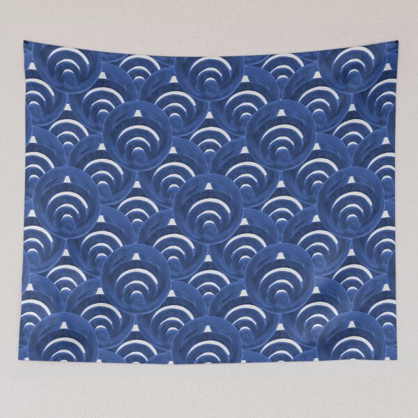 Item preview, Painting thoughts Classic Blue Large designed and sold by NadineLeemeijer.
