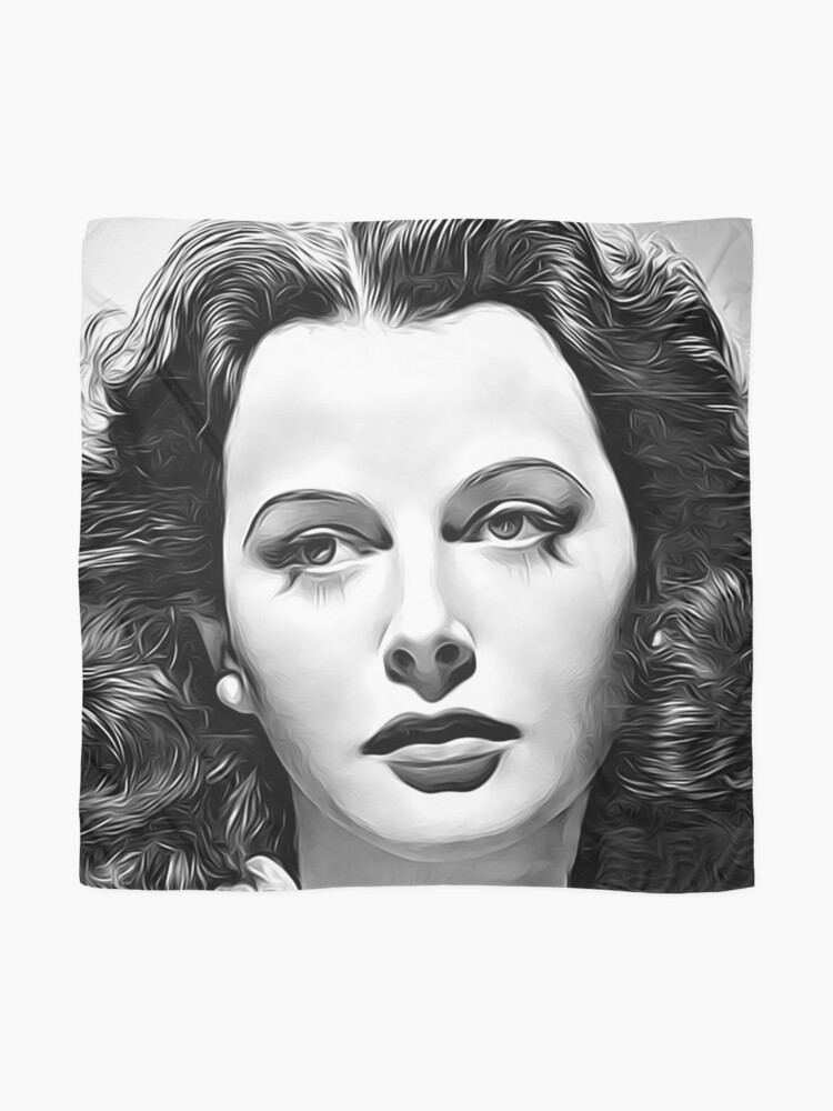 Hedy Lamarr Beruhmte Osterreichische Schauspielerin Und Erfinderin In Hollywood Mitte Des 20 Jahrhunderts Tuch Von Borneobound Redbubble