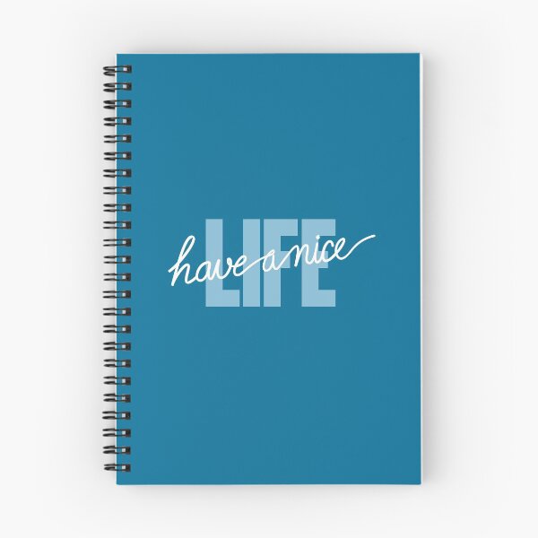 Item preview, Have a Nice LIFE Blue designed and sold by Romeu1984.
