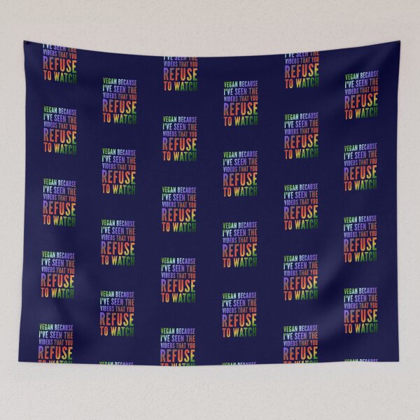 Item preview, Vegan Because I've Seen The Videos That You Refuse To Watch designed and sold by GreenSlate.