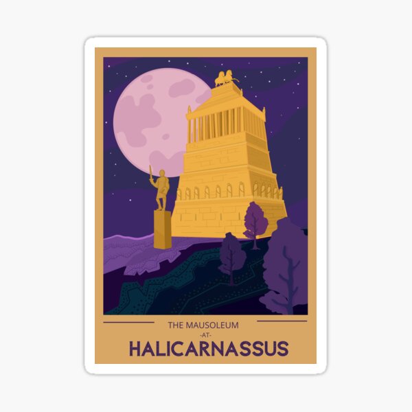 The Mausoleum at Halicarnassus Sticker