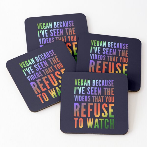 Item preview, Vegan Because I've Seen The Videos That You Refuse To Watch designed and sold by GreenSlate.